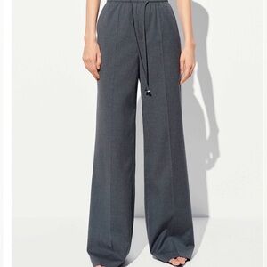 Zara Gray Wide-Leg Pants